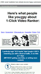 Mobile Screenshot of 1clickvideoranker.com